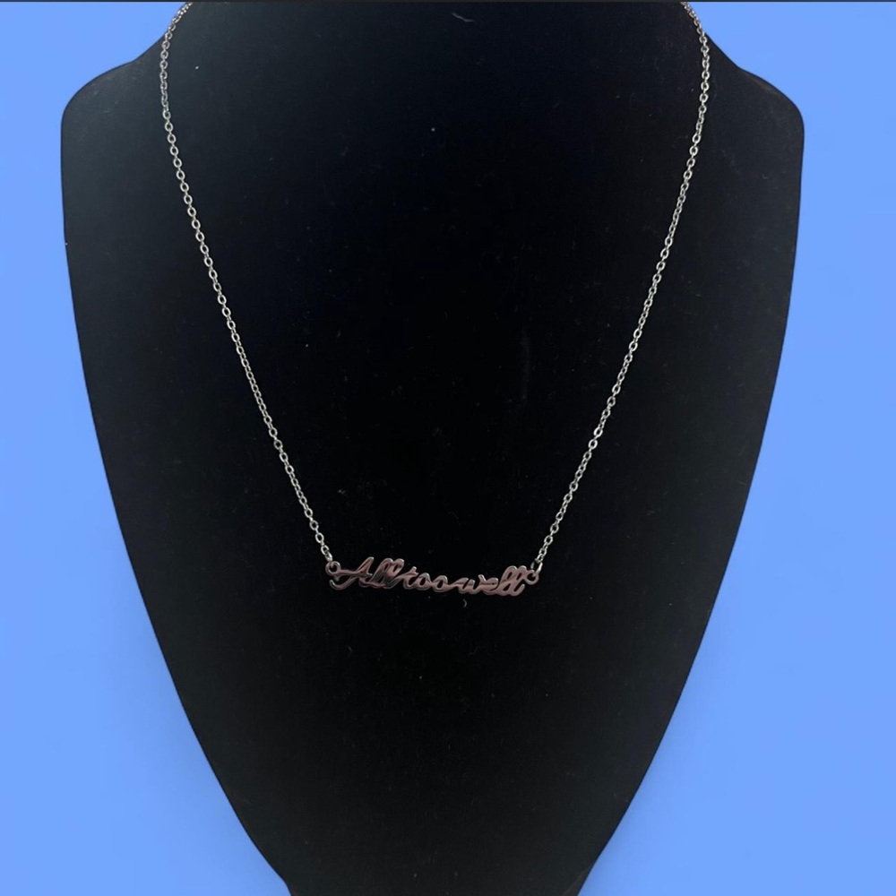 Taylor Swift All Too Well Necklace